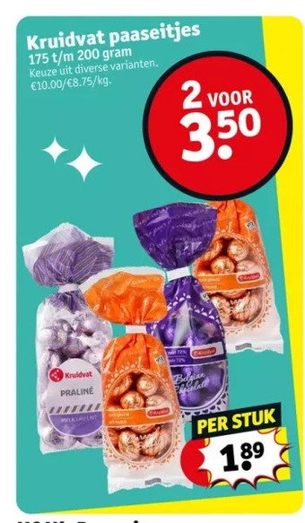 Kruidvat paaseitjes
