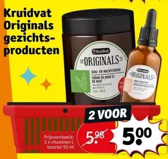 Kruidvat Kruidvat originals gezichts- producten aanbieding