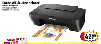 Kruidvat Canon all-in-one printer aanbieding