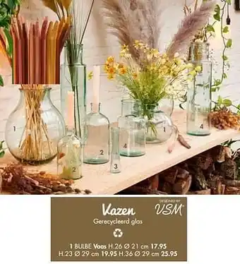 Casa Bulbe vaas aanbieding
