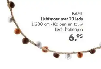 Basil lichtsnoer met 20 leds