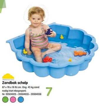 Zandbak schelp