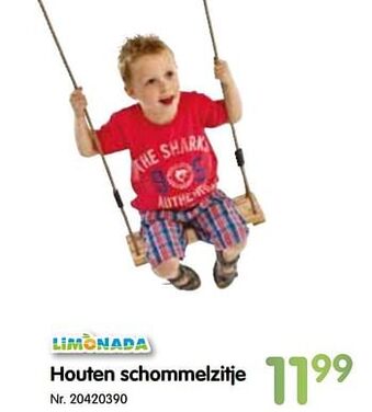 Fun Houten schommelzitje aanbieding