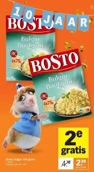 Albert Heijn Bosto bulgur 300 gram aanbieding