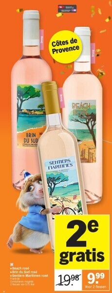 Albert Heijn Beach rosé aanbieding