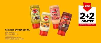 Jumbo Pauwels sauzen aanbieding