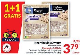 Intermarché Itinéraire des saveurs flammekueche aanbieding