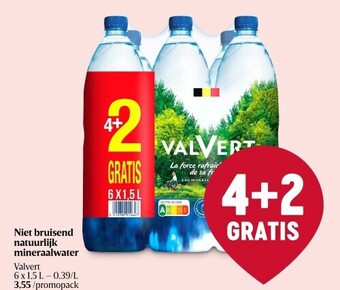 Delhaize Niet bruisend natuurlijk mineraalwater aanbieding