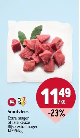 Delhaize Stoofvlees extra mager aanbieding