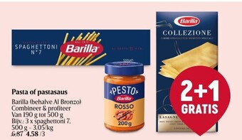 Delhaize Pasta of pastasaus aanbieding
