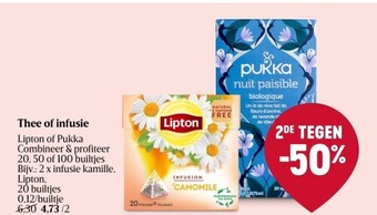 Delhaize Thee of infusie aanbieding