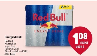 Energiedrank red bull