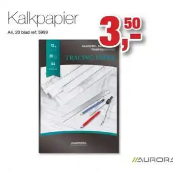 Paradisio Kalkpapier A4, 20 blad aanbieding