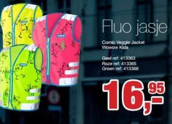 Fluo jasje Cosmic Veggie Jacket Wowow Kids