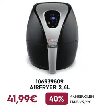 Carrefour Airfryer 106939809 2,4L aanbieding