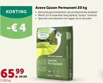 AVEVE Aveve gazon permanent 20 kg aanbieding