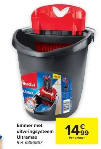 Emmer met uitwringsysteem ultramax
