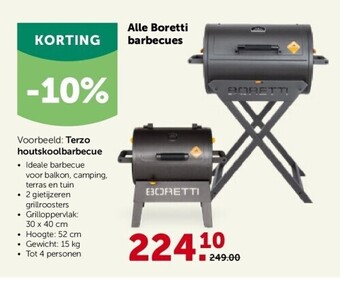 Terzo houtskoolbarbecue