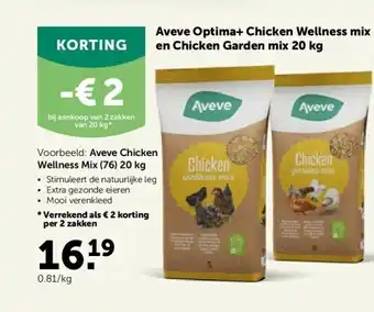 AVEVE Aveve chicken wellness mix (76) 20 kg aanbieding