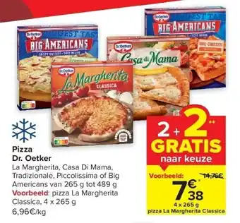 Carrefour Pizza dr. oetker aanbieding