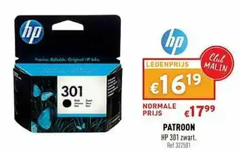 Trafic Patroon hp 301 zwart aanbieding