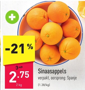 ALDI Sinaasappels 2kg aanbieding
