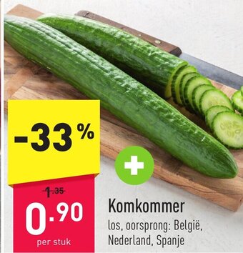 ALDI Komkommer aanbieding