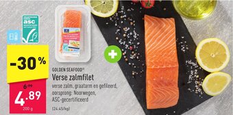 ALDI Golden Seafood Verse Zalmfilet 200g aanbieding