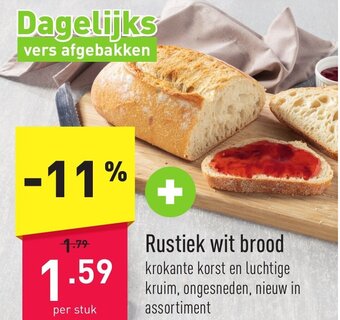 ALDI Rustiek Wit Brood aanbieding
