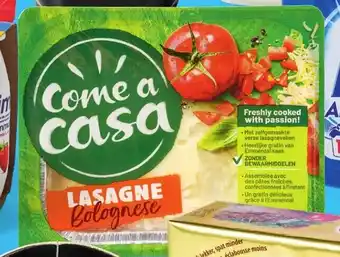 ALDI Come a Casa Lasagne aanbieding