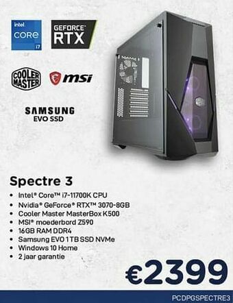CompuDeals Pointer systems spectre 3 aanbieding