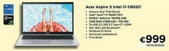 CompuDeals Acer aspire 5 intel i7-1165g7 aanbieding