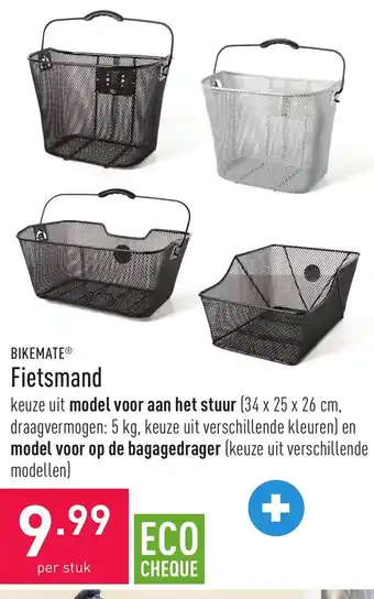 ALDI Bikemate Fietsmand aanbieding