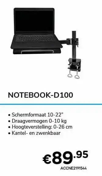 Newstar laptop stand notebook-d100