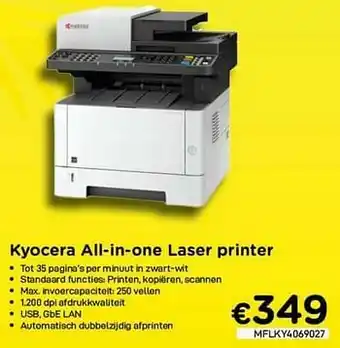 Kyocera all-in-one laser printer