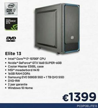 CompuDeals Pointer systems elite 13 aanbieding