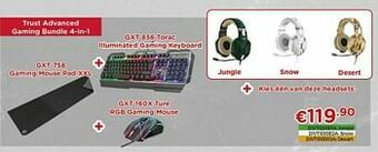 Trust advanced gaming bundle 4-in-1 jungle