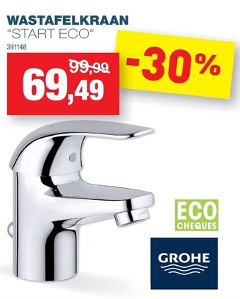Wastafelkraan “start eco“