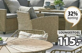 Jysk Tafel + loungebank aanbieding