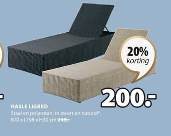 Jysk Hasle ligbed aanbieding