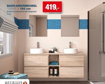 Hubo Badkamermeubel aanbieding