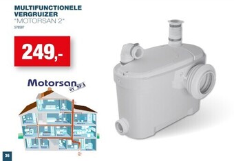 Hubo Multifunctionele vergruizer “motorsan 2“ aanbieding