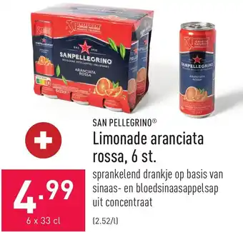 San Pellegrino Limonade Aranciata Rossa 6 x 33cl