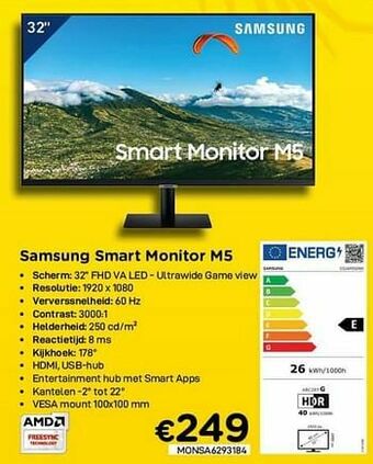CompuDeals Samsung smart monitor m5 aanbieding