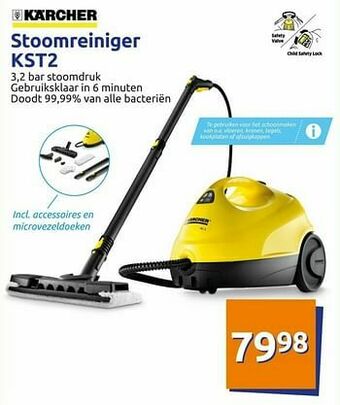 Action Kärcher stoomreiniger kst2 aanbieding