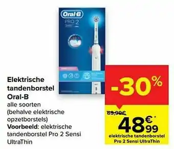 Oral-b elektrische tandenborstel pro 2 sensi ultrathin
