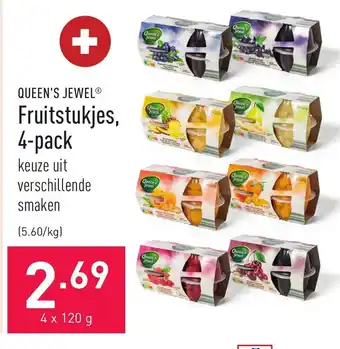 Queens Jewel Fruitstukjes 4 x 120g