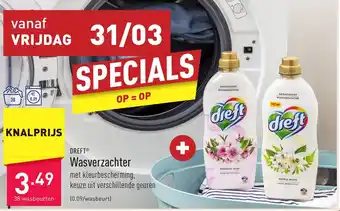 ALDI Dreft Wasverzachter 38 Wasbeurten aanbieding