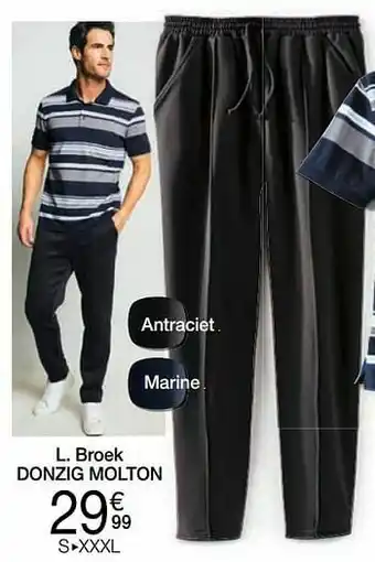 Damart Broek donzig molton aanbieding