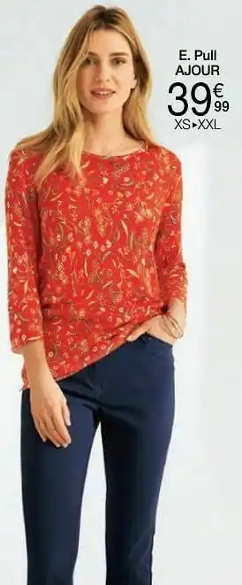 Damart Pull ajour aanbieding